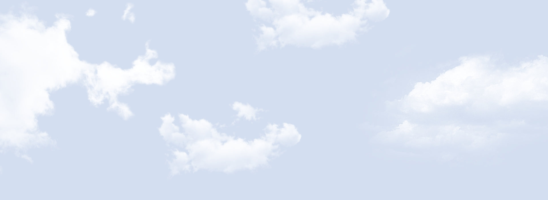 Banner de Cielo con Nubes